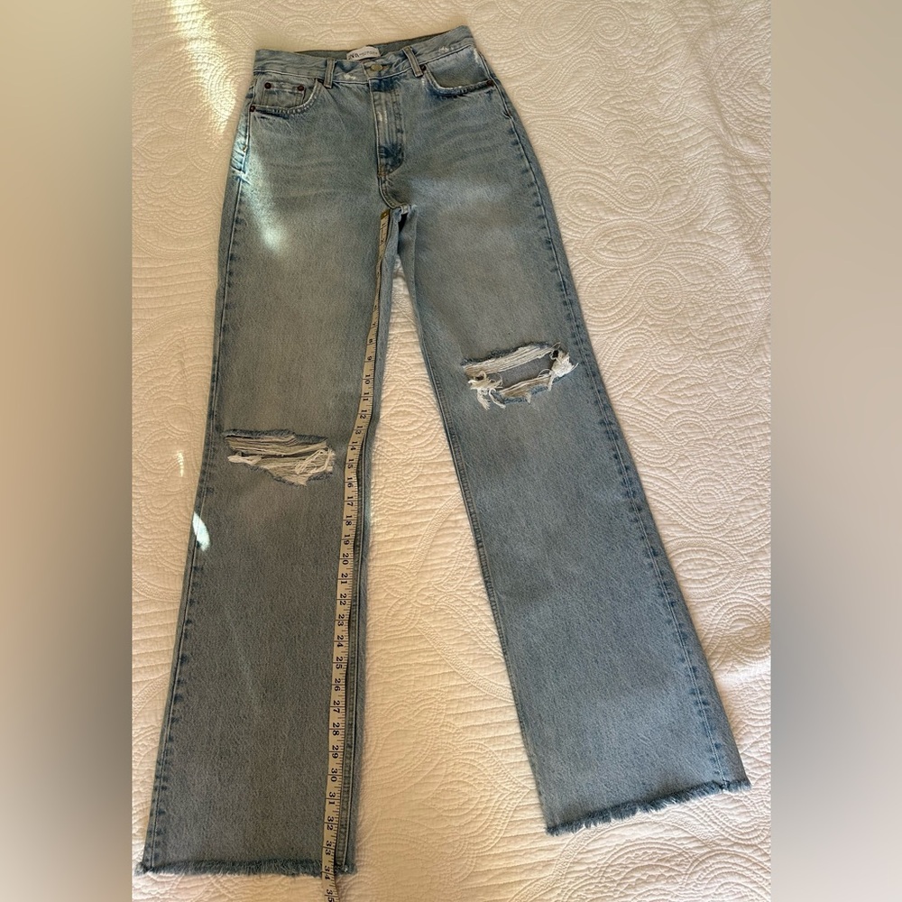 Zara . High waisted, Wide leg, Full length. TALLππ Size 6 - Picture 8 of 16